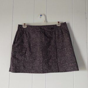 Avia Grey Flecked Athleisure Skort
